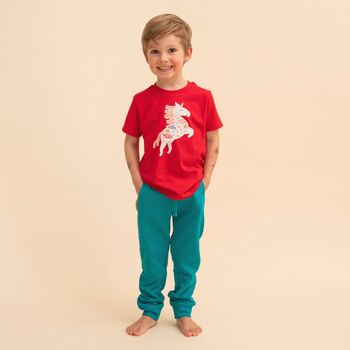 T-shirt enfant en coton bio "Des licornes pour tous" 4