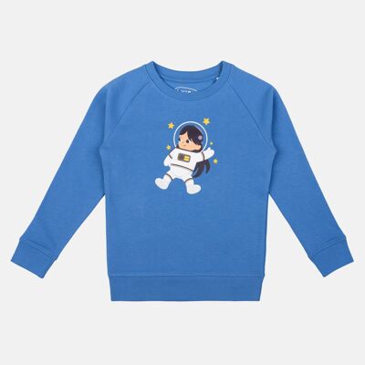 Children's organic cotton sweatshirt "Galactic Adventure"