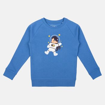 Sweat enfant en coton bio "Aventure Galactique" 1