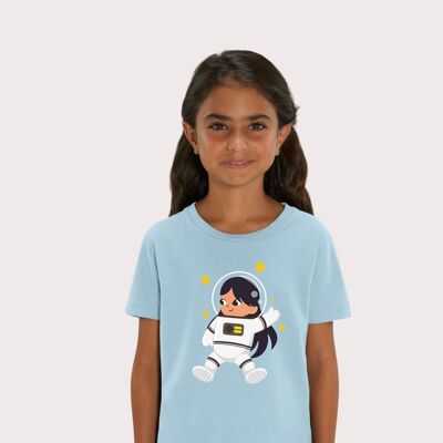 T-shirt in cotone biologico per bambini "Avventura galattica"