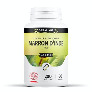 Marron d'Inde Bio - 405 mg - 200 gélules 1