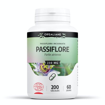 Organic passionflower - 230 mg - 200 capsules