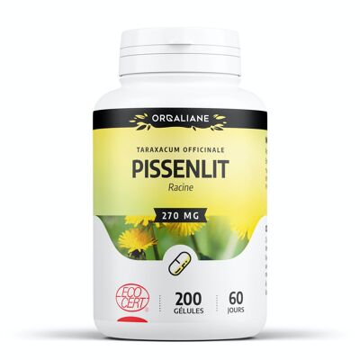 Pissenlit Bio - 270 mg - 200 gélules