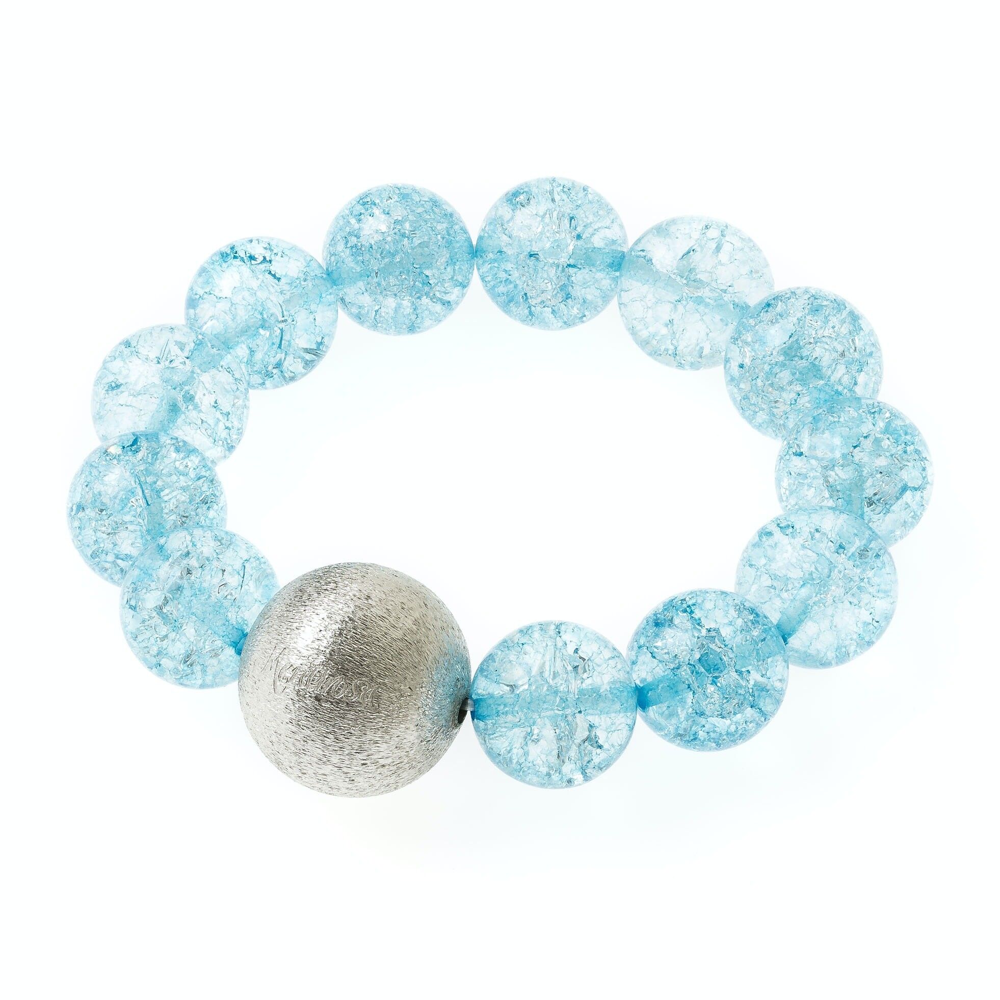 Bracciale autunno donna con cristalli e ball in bronzo