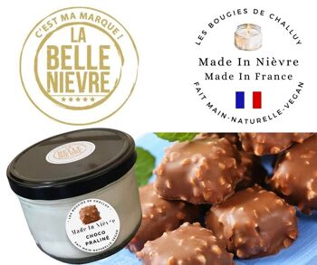 BOUGIE "CHOCO-PRALINE" MADE IN NIÈVRE 1