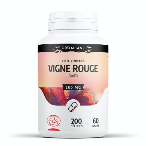 Vigne rouge Bio - 250 mg - 200 gélules