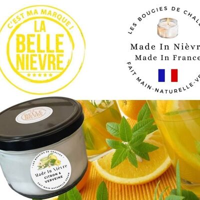 Candle "Lemon & Verbena" Made In Nièvre