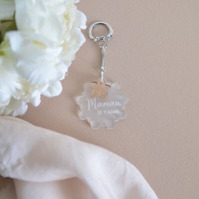 Floral Keyring for Mother's Day