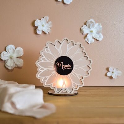 Flower tealight holder - Grandmother's Day collection