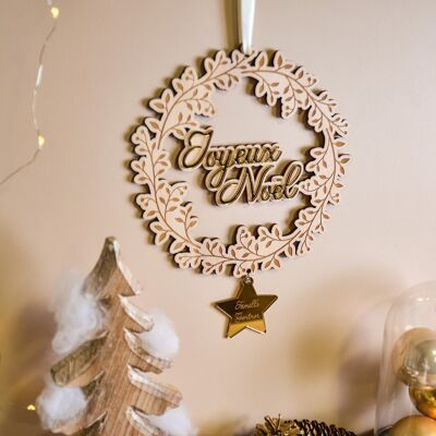 Couronne végétale de Noël