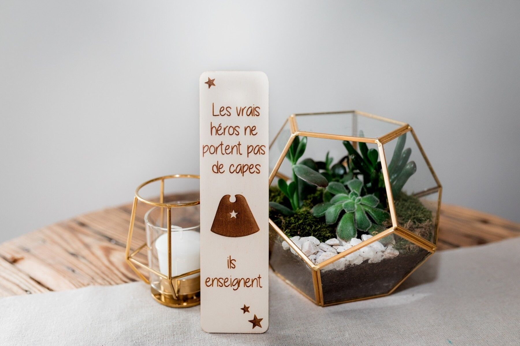 Segnalibro per maestra o insegnante di scuola - regalo di fine anno