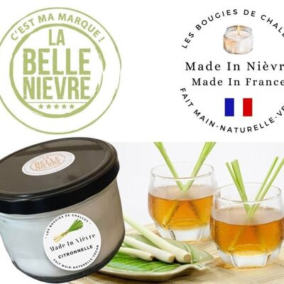 BOUGIE "CITRONNELLE" MADE IN NIÈVRE