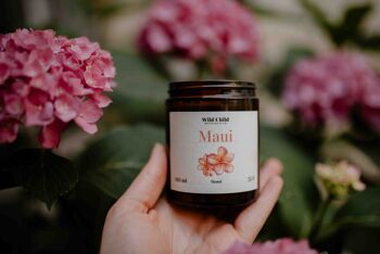 "Maui" Bougie naturelle parfumée au Monoï 5
