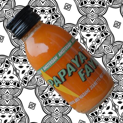 Scharfe Papaya-Faya-Sauce (72 % Papaya)