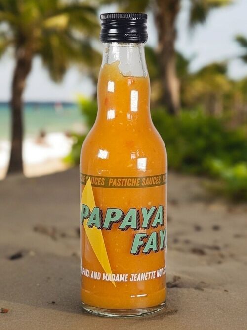 Papaya Faya Hot Sauce (72% Papaya) 200ml