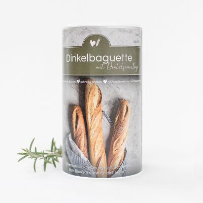 Baking mix spelled baguette