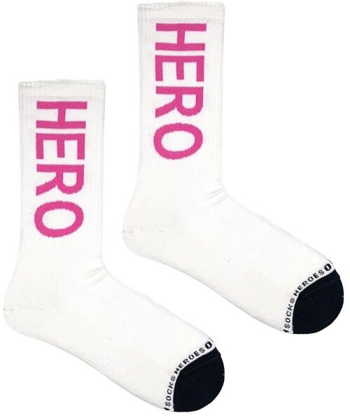 Heroes on Socks - Sport Icon Pink - sportsokken maat 41-46