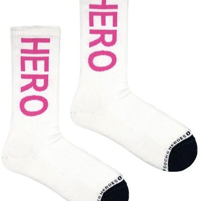 Heroes on Socks - Sport Icon Pink - sportsokken maat 41-46