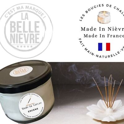 "INCENSE" CANDLE MADE IN NIEVRE