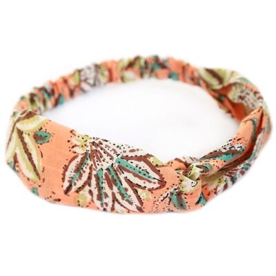 Headband ibiza style orange