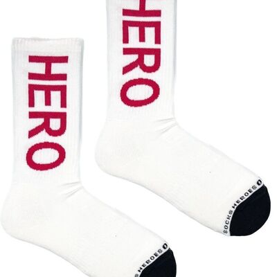 Heroes on Socks - Sport Icon Rouge - sportsokken maat 41-46