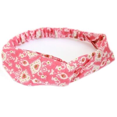 Headband ibiza style pink