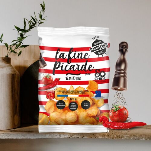 Chips Épicée 125 g label Qualité Artisan