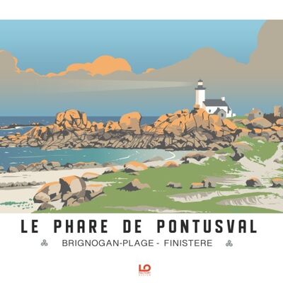 Cartes postales - Phare de Pontusval - 10x15