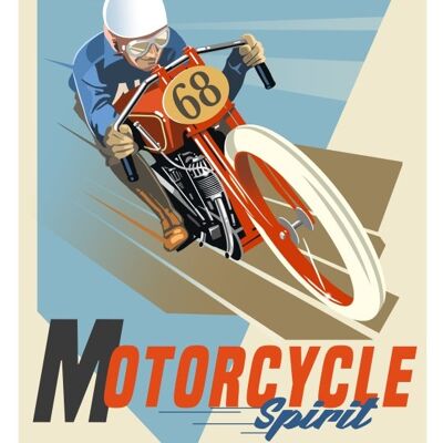 Cartes postales - Moto Motorcycle boardtracking - 10x15