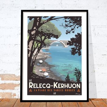 Bretagne - Le Relecq Kerhuon Sables Rouges - 50x70 2