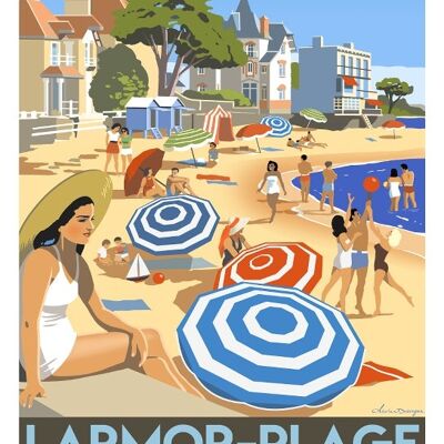 Cartes postales - Larmor plage Port Maria - 10x15