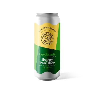 Lowlands - 4.8% Hoppy Pale Bier - 440ml x 24