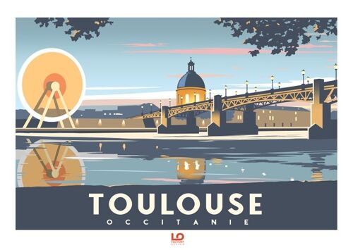 Cartes postales - Toulouse ville rose - 10x15