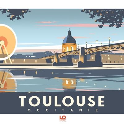 Cartes postales - Toulouse ville rose - 10x15