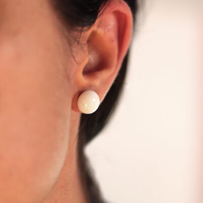 “ENAMEL DROP” ear studs