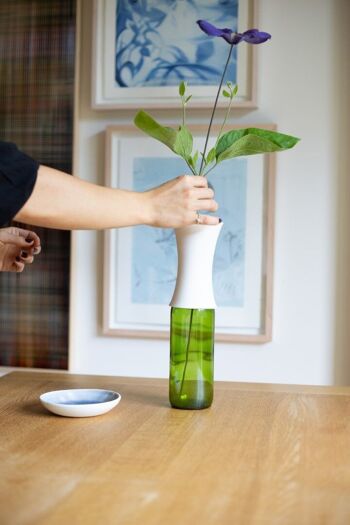 Vase design, le Switch vase – Col porcelaine adaptable 2