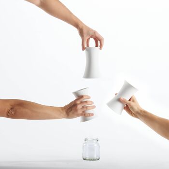 Vase design, le Switch vase – Col porcelaine adaptable 5