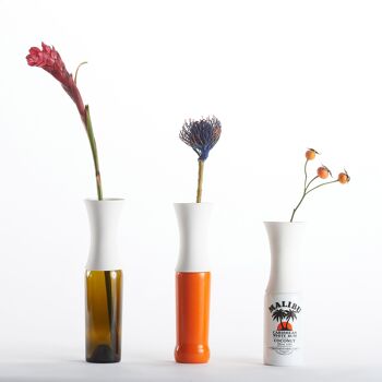 Vase design, le Switch vase – Col porcelaine adaptable 6