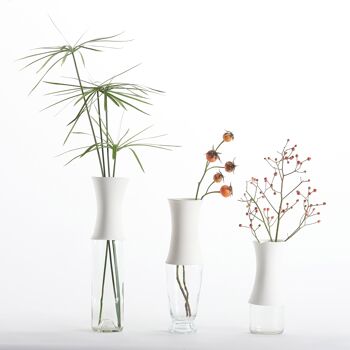 Vase design, le Switch vase – Col porcelaine adaptable 10
