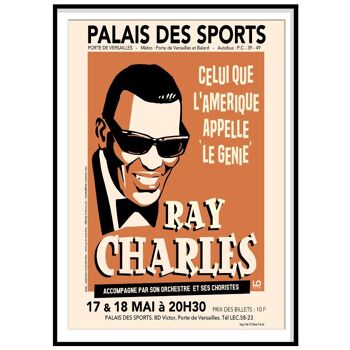 Concerts - Concert Ray Charles - 30x40 2