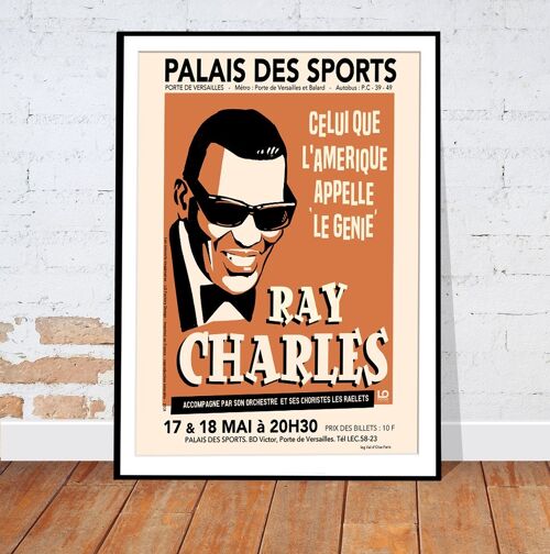 Concerts - Concert Ray Charles - 50x70