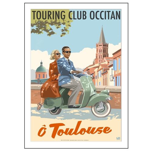 Occitanie - Touring club occitan - 30x40