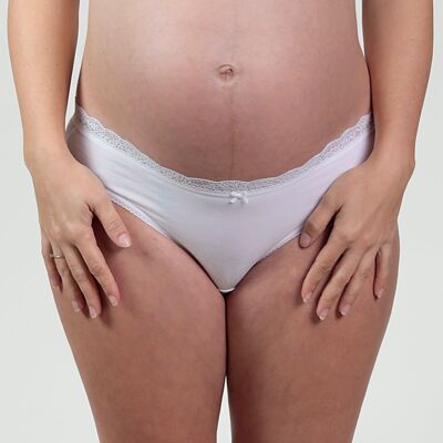 Maternity Briefs With Lace Detail