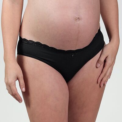 Maternity Briefs With Lace Detail
