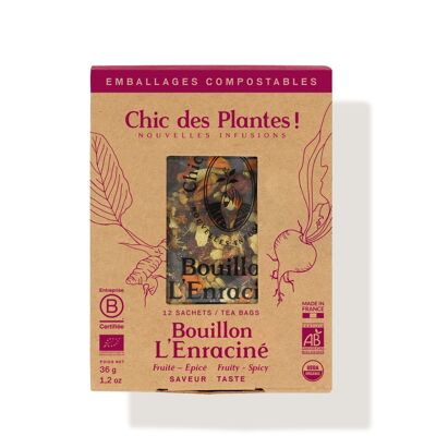 ROOTTED BOUILLON (BOX OF 12 SACHETS) - BEET, TURMERIC
