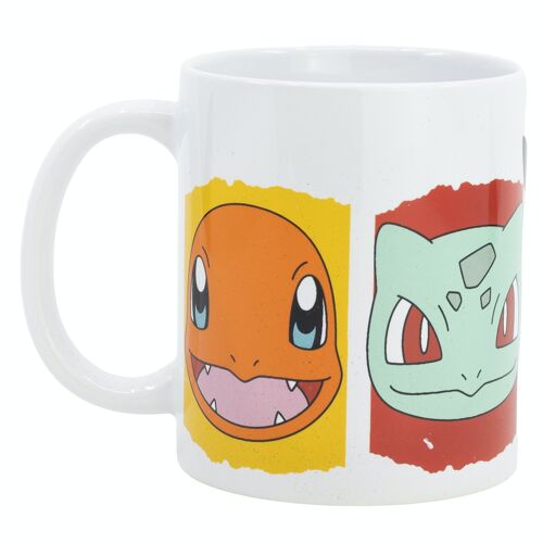 STOR TAZA CERAMICA 325 ML. EN CAJA REGALO POKEMON FACE PARTNERS