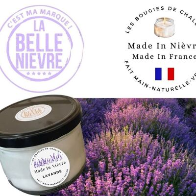 Candle "Lavender" Made In Nièvre