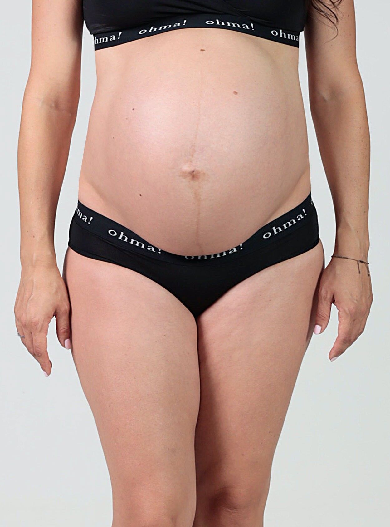 Umstandshöschen aus Baumwolle mit Gummizug Ohma!