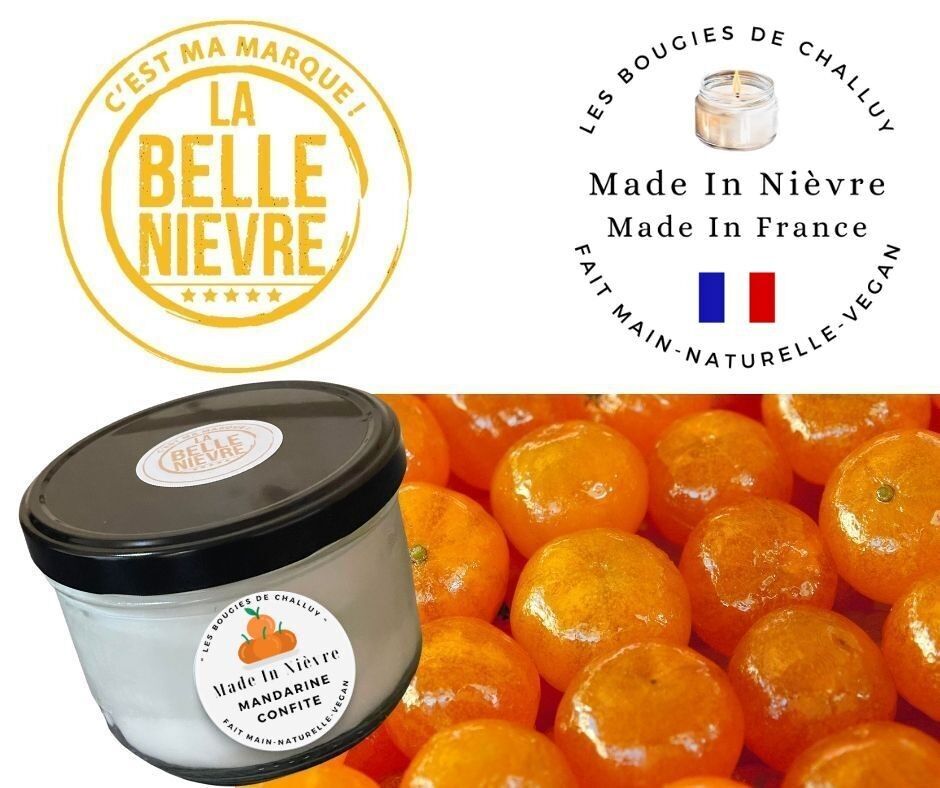 Candela "Mandarino candito" Made In Nièvre