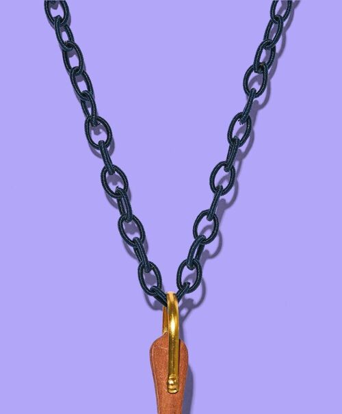 Chain Necklace - Blue
